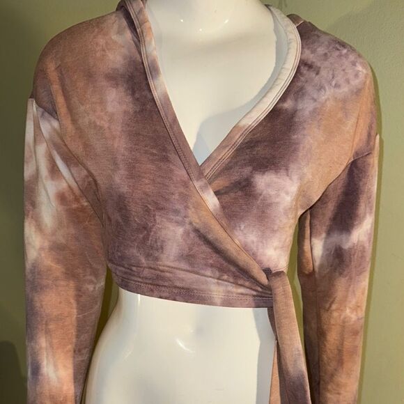 Tie-Dye Wrap Hoodie - Picture 3 of 7